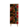 Hanah Home Zapatero 723 Roble Sonoma - Organizador de Calzado 135x50x38 cm, Tablero Partículas Melaminado, Amplio Almacenamiento, Estilo Moderno